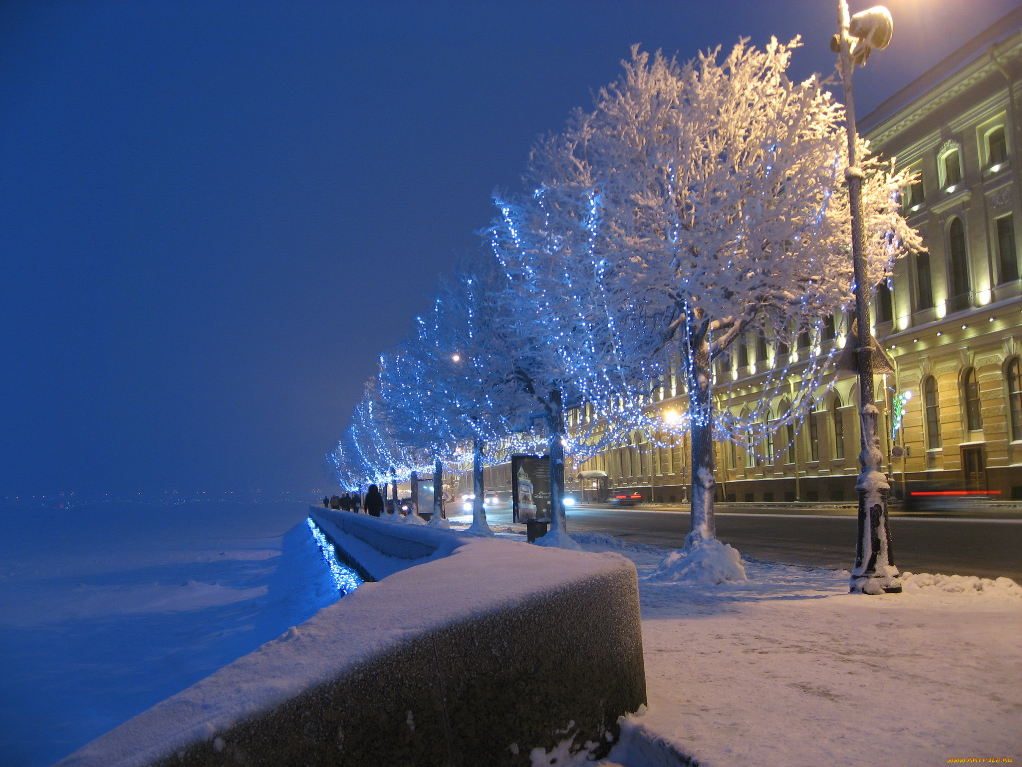 Санкт Петербург зима набережная 2021